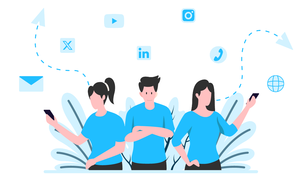 Contact illustration