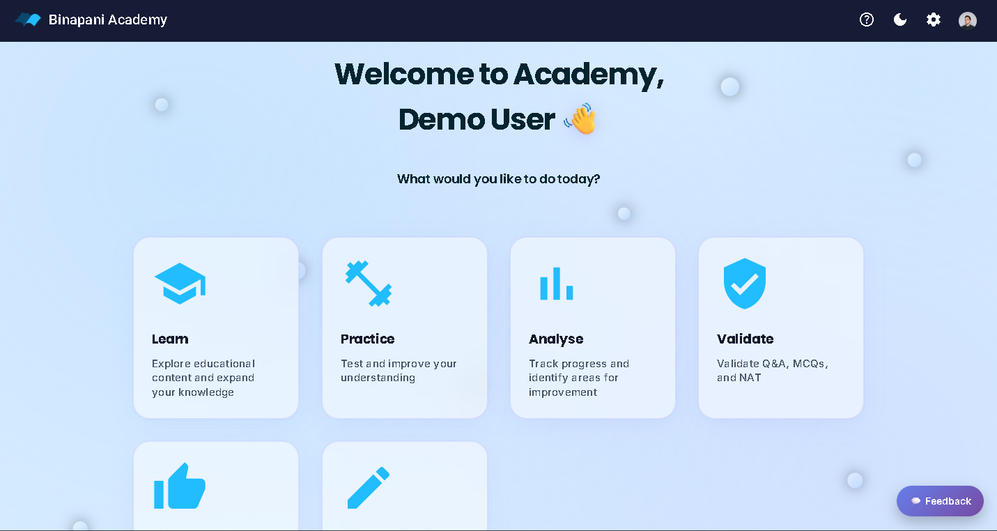 Binapani Academy Platform illustration
